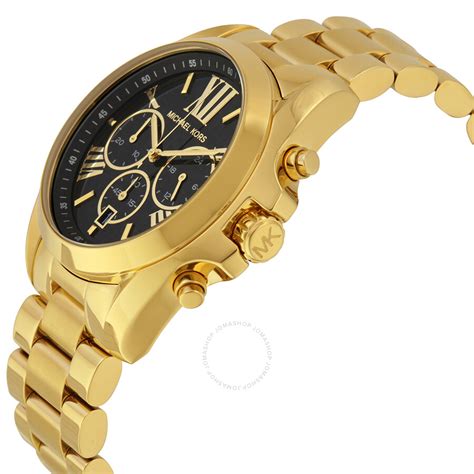 michael kors mid size bradshaw chronograph watch|Michael Kors oversized bradshaw watch.